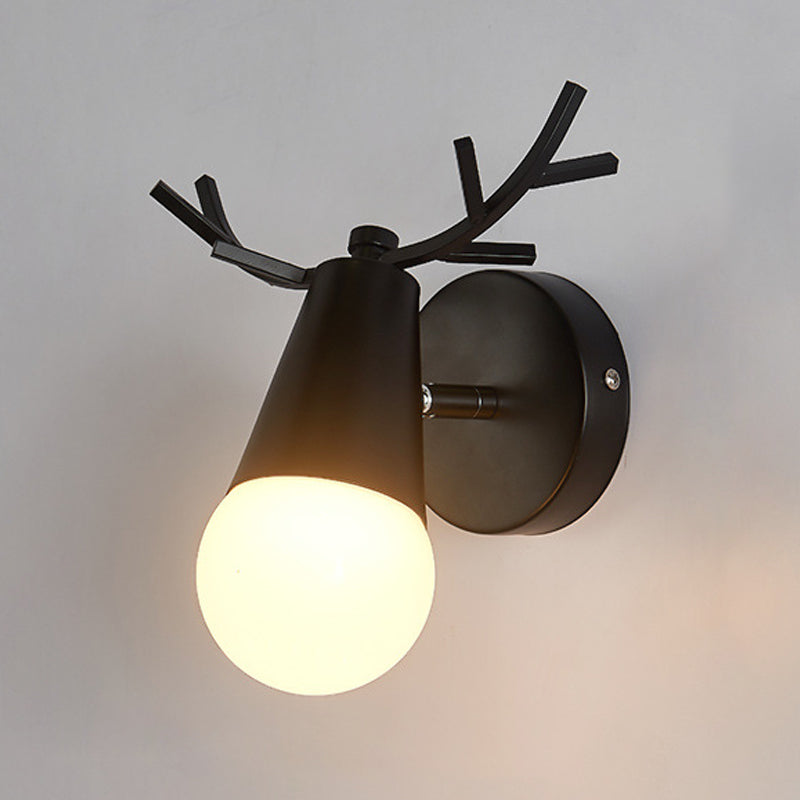 Lampade per lampada a parete singola per salotto per soggiorno per salotto per la camera da letto per soggiorno a parete Nordic Macron Macron Antler Sconce per soggiorno