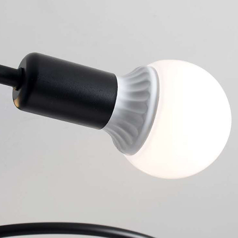 Plafondlamp in industriële stijl, metaal, multikop, inbouwlamp voor woonkamer