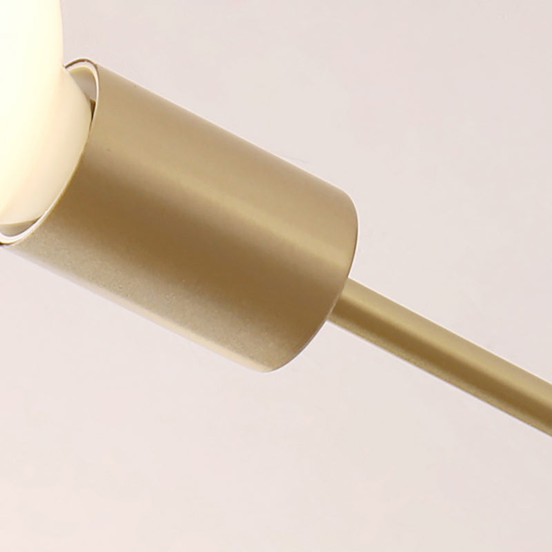 Lámpara de techo de estilo industrial, bombilla abierta, montaje empotrado de metal, para sala de estar