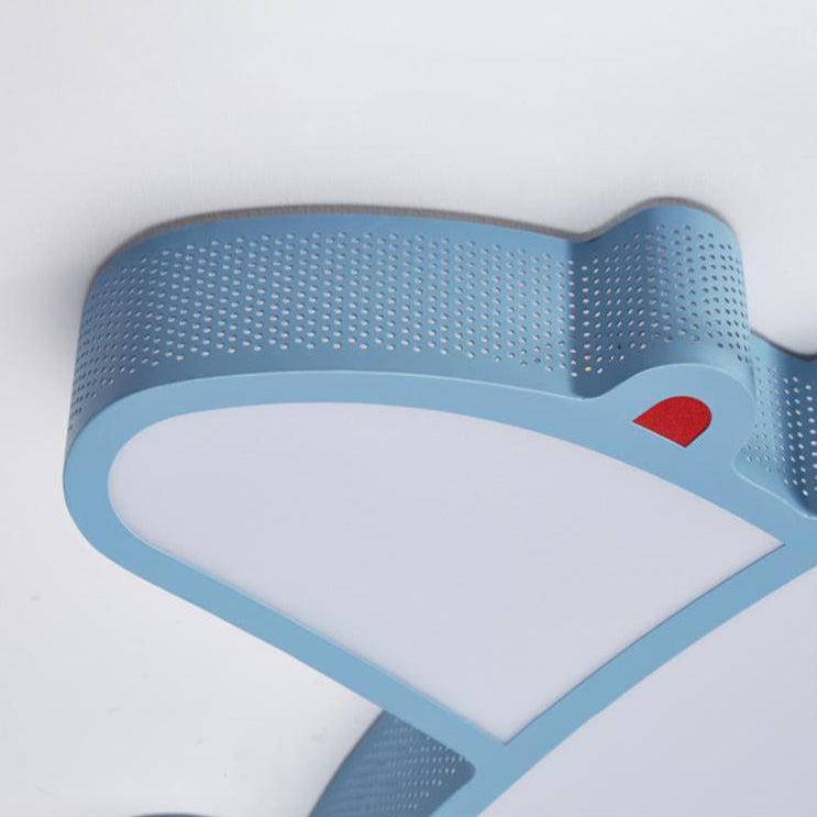 Airplane Flush Mount Light Fixtures 1 Light Acrylic Cartoon LED Ceiling Light