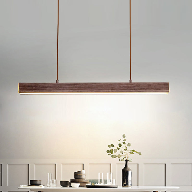 Modern Style LED Island Light Acrylic Shade Hanging Lighting Fixtures for Dining Room