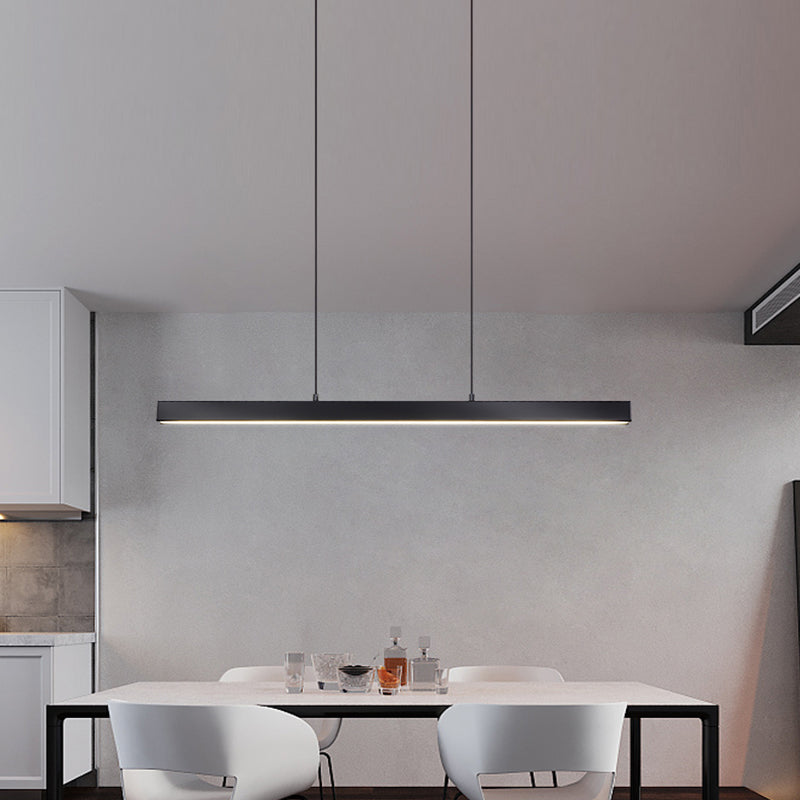 Modern Style LED Island Light Acrylic Shade Hanging Lighting Fixtures for Dining Room