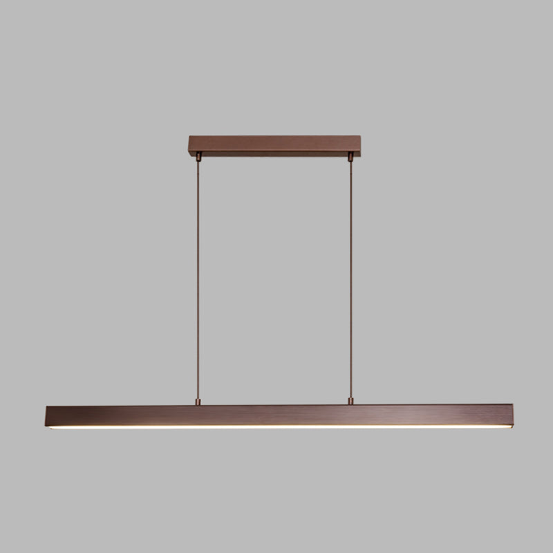 Modern Style LED Island Light Acrylic Shade Hanging Lighting Fixtures for Dining Room