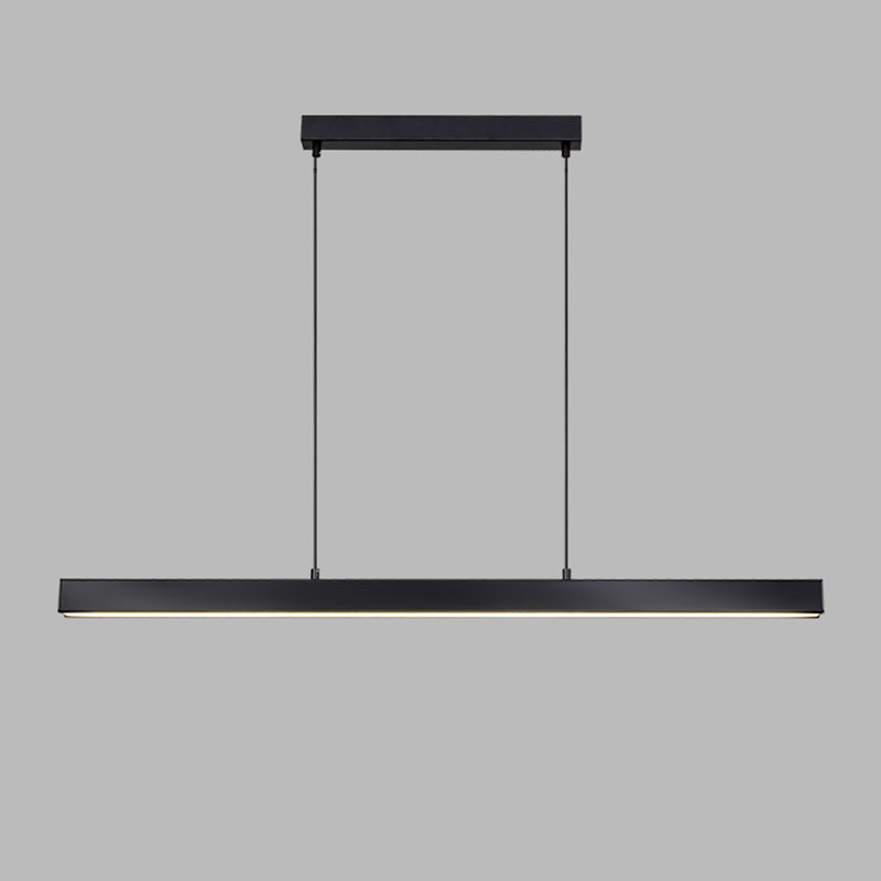 Modern Style LED Island Light Acrylic Shade Hanging Lighting Fixtures for Dining Room