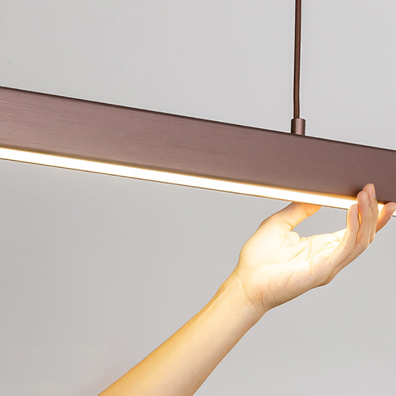 Moderne LED -Island -leichte Acryl -Schattenhänge -Beleuchtungskörper für Esszimmer