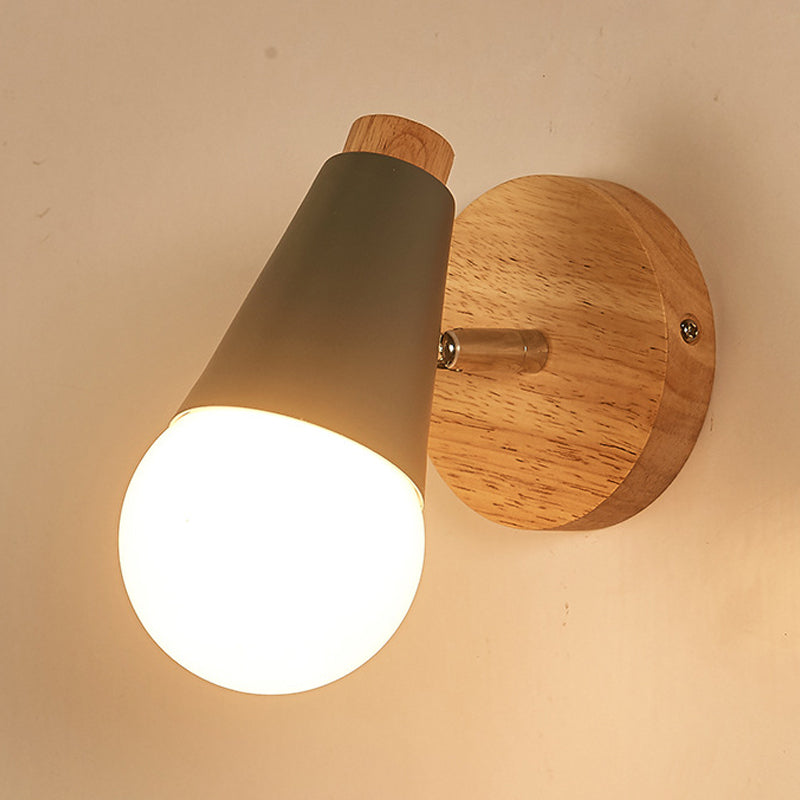 Luz de mini lámpara de bombilla simple contemporánea de la pared de la pared de la pared de macron