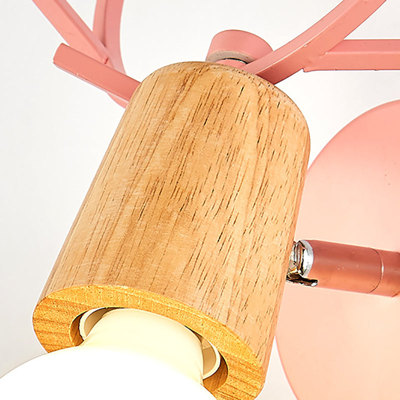 Luz de mini lámpara de bombilla simple contemporánea de la pared de la pared de la pared de macron