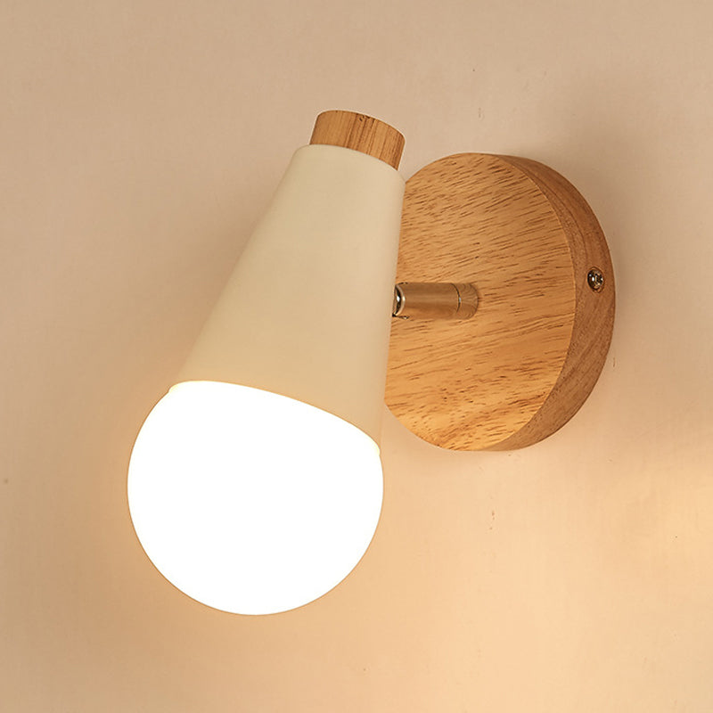 Luz de mini lámpara de bombilla simple contemporánea de la pared de la pared de la pared de macron