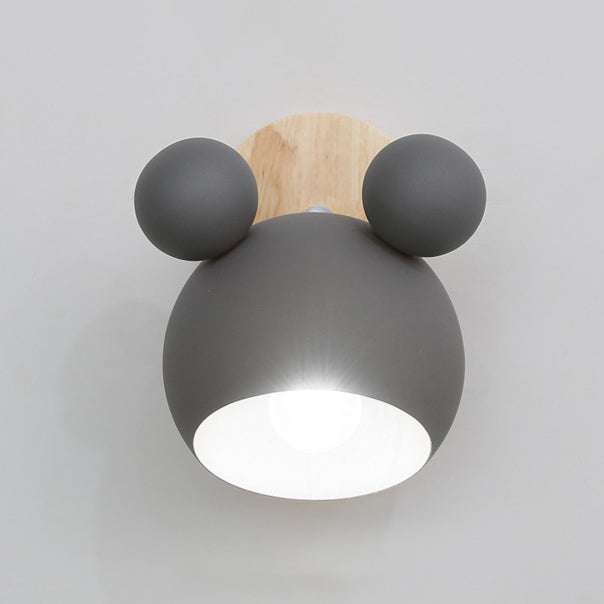 Modern Macron Wall Sponce One-Bulb Panda Wall Lights Lightsing para niños