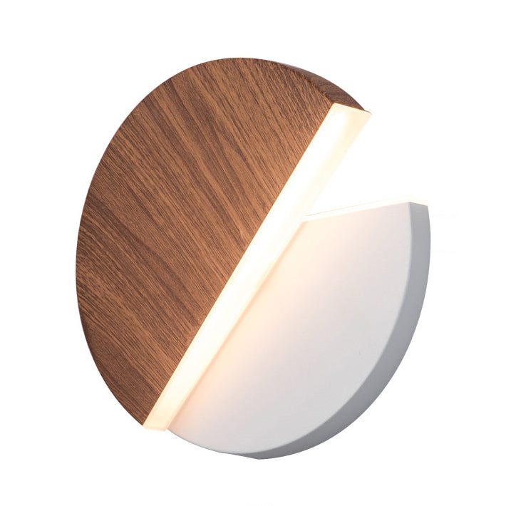 Stile moderno a forma rotonda a led monte a monte leggera camera da letto da letto da comodino lampada con applique