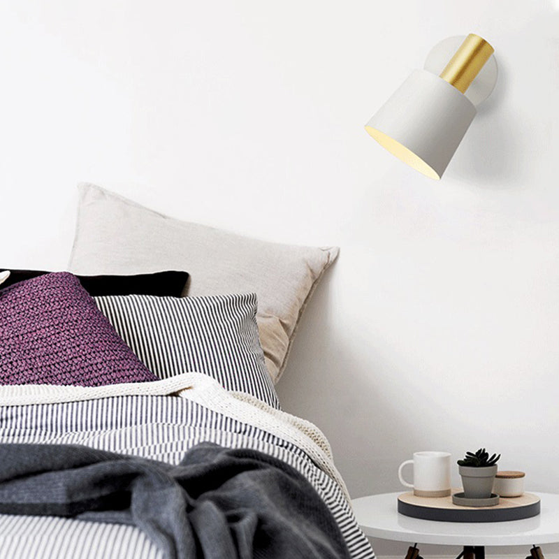 Nordic Macron Wall Sconce One-bulb Wall Mounted Light Fixture for Boy Room