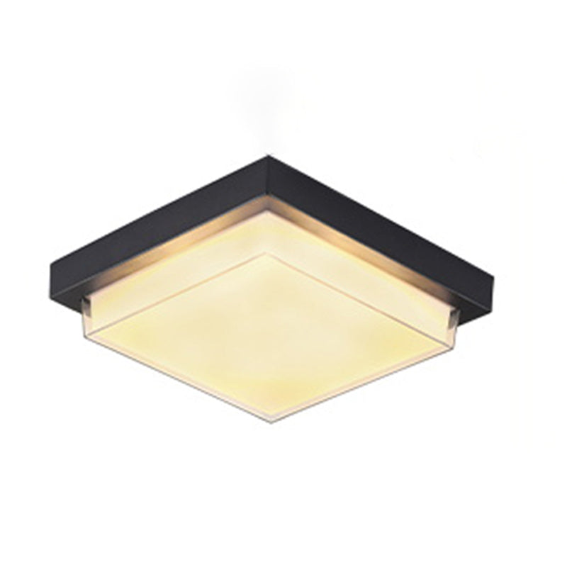 Courtyard Balcony LED Ceiling Light Waterproof Traditional Style Flush-mount Lamp