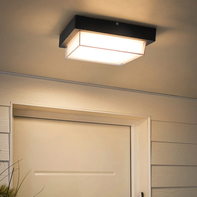 Persiana De Plástico Techo De Luz De Techo Con Balcón Con Balcón A Prueba De Agua