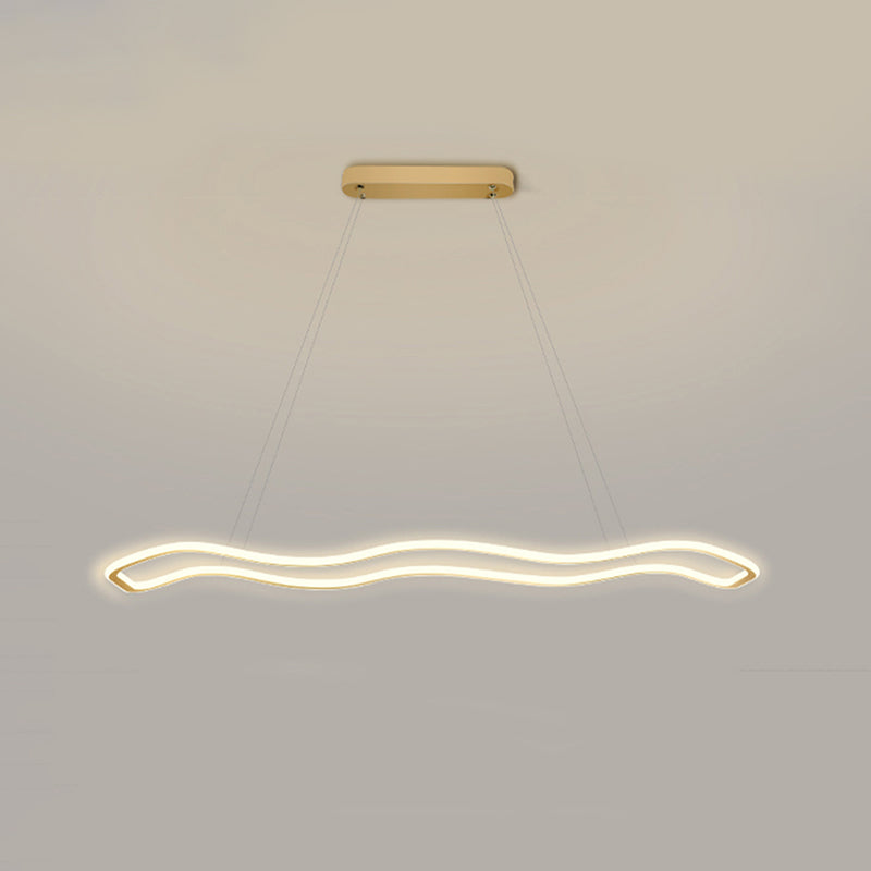 Linear Island Chandelier Lighting Modern Pendant Lighting For Kitchen Island