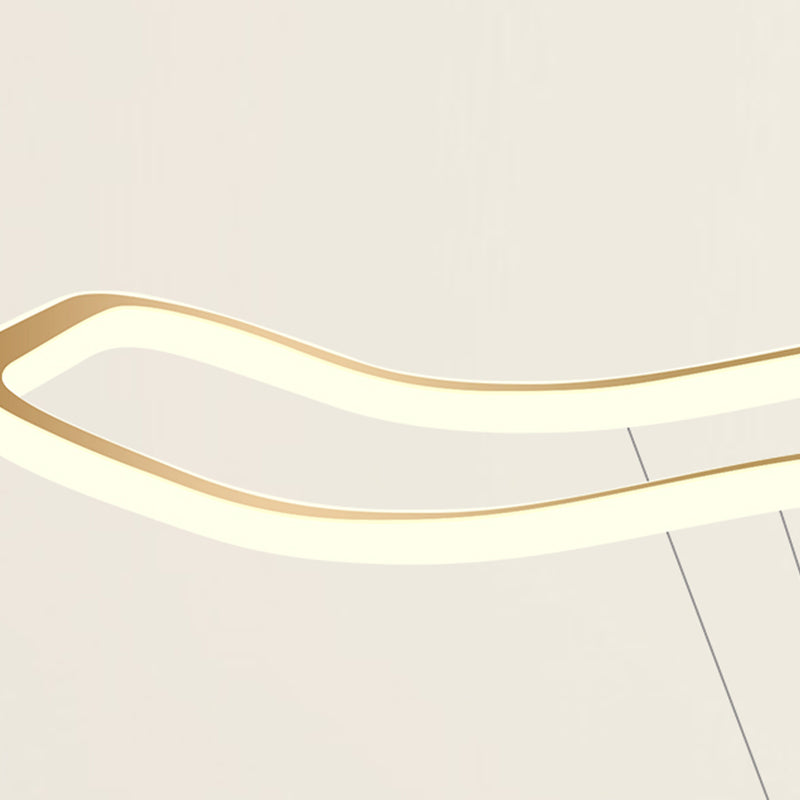 Linear Island Chandelier Lighting Modern Pendant Lighting For Kitchen Island