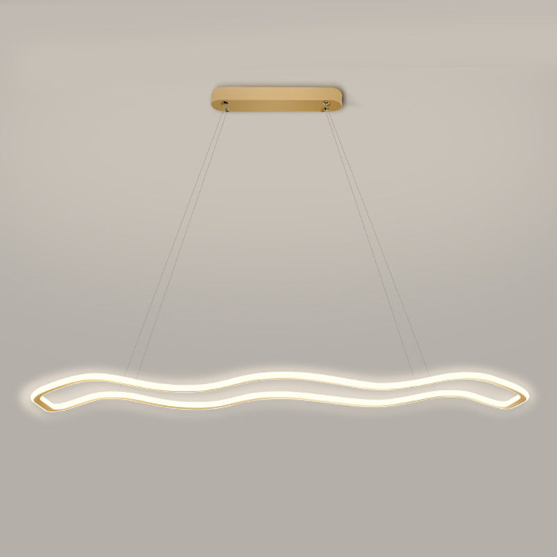 Linear Island Chandelier Lighting Modern Pendant Lighting For Kitchen Island