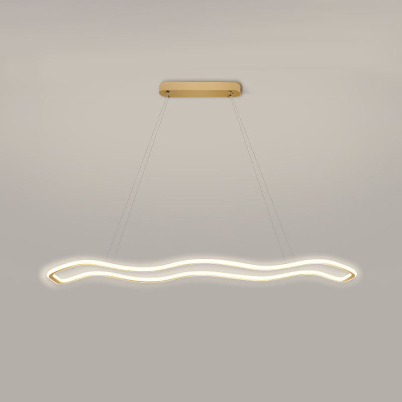 Linear Island Chandelier Lighting Modern Pendant Lighting For Kitchen Island