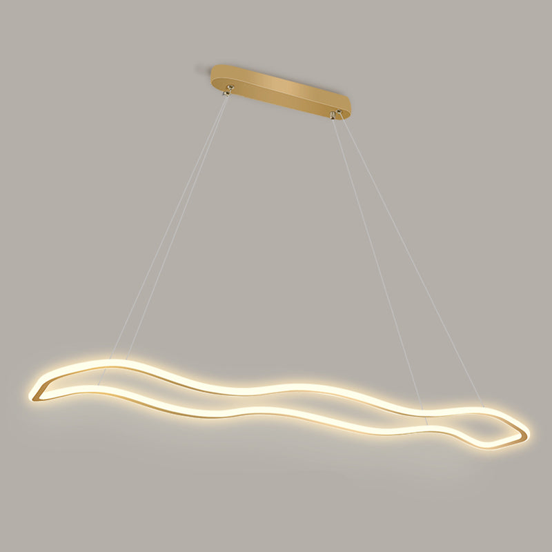 Linear Island Chandelier Lighting Modern Pendant Lighting For Kitchen Island