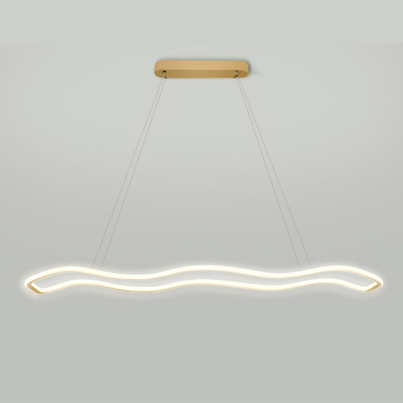 Linear Island Chandelier Lighting Modern Pendant Lighting For Kitchen Island