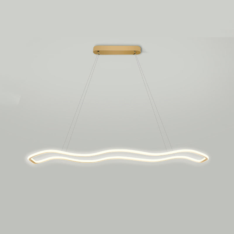 Linear Island Chandelier Lighting Modern Pendant Lighting For Kitchen Island