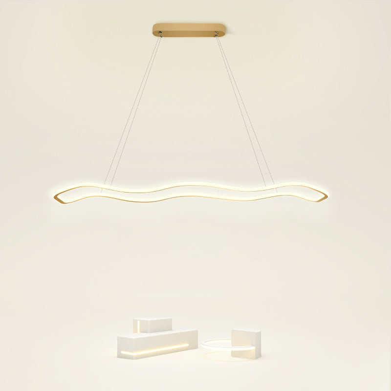 Linear Island Chandelier Lighting Modern Pendant Lighting For Kitchen Island