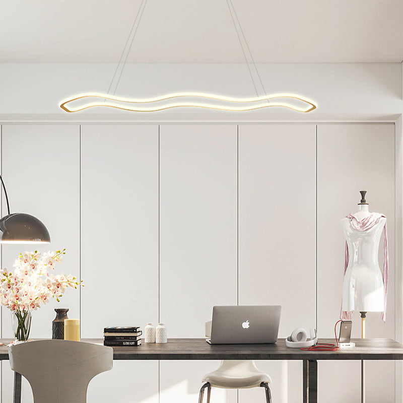 Linear Island Chandelier Lighting Modern Pendant Lighting For Kitchen Island