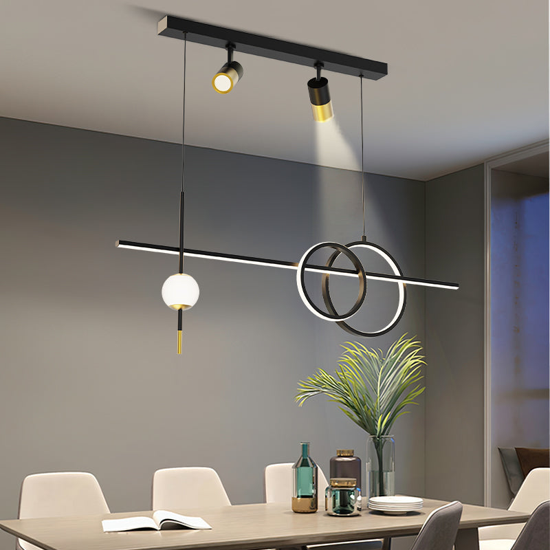 Linear Pendant Lighting Island Light Fixture Modern Kitchen Pendant Light