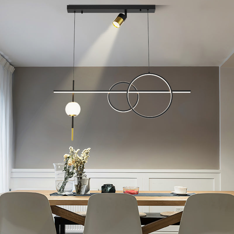 Linear Pendant Lighting Island Light Fixture Modern Kitchen Pendant Light