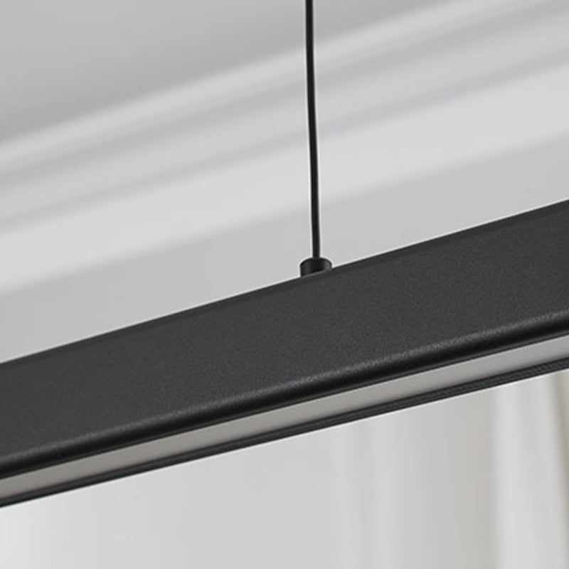 Contemporary Kitchen Pendant Light Metal Linear Island Pendant Light