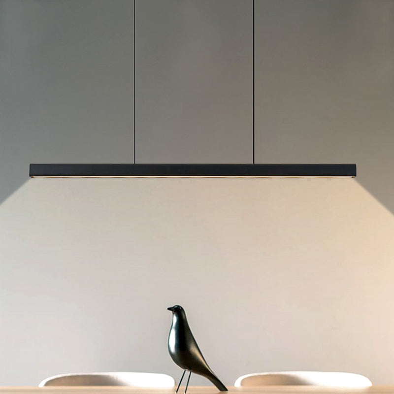 Contemporary Kitchen Pendant Light Metal Linear Island Pendant Light