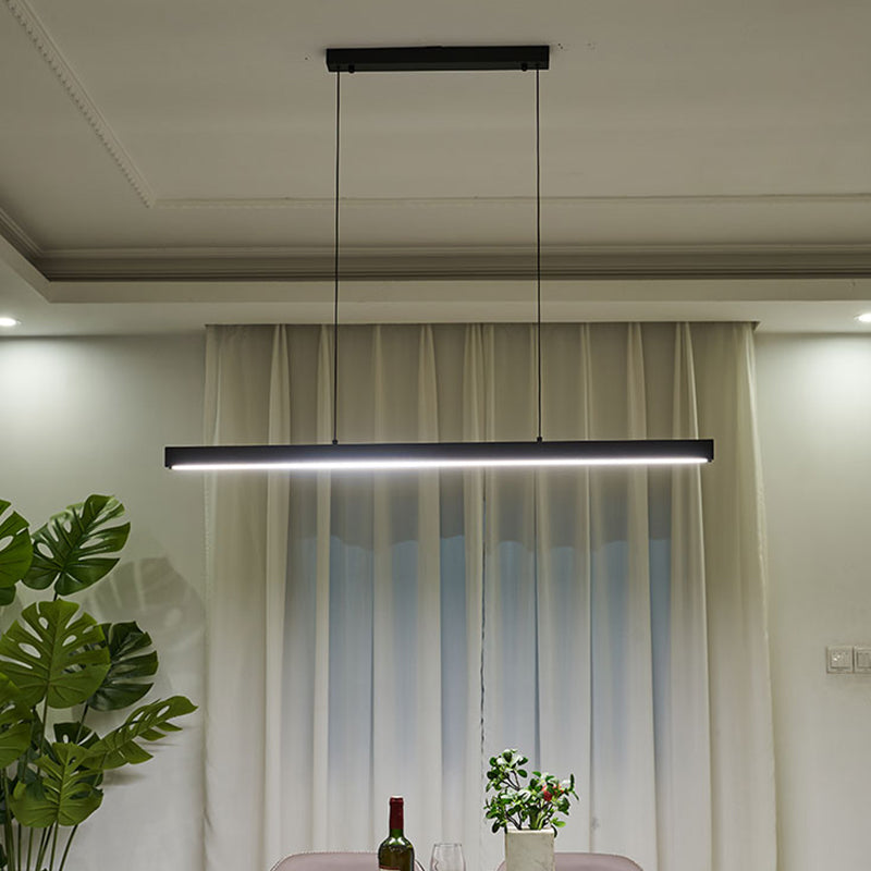 Contemporary Kitchen Pendant Light Metal Linear Island Pendant Light