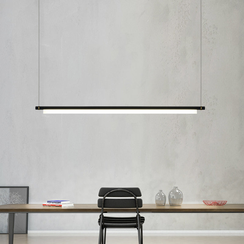Linear Island Pendant Lights Modern Chandelier Lighting Fixtures with Acrylic Shade