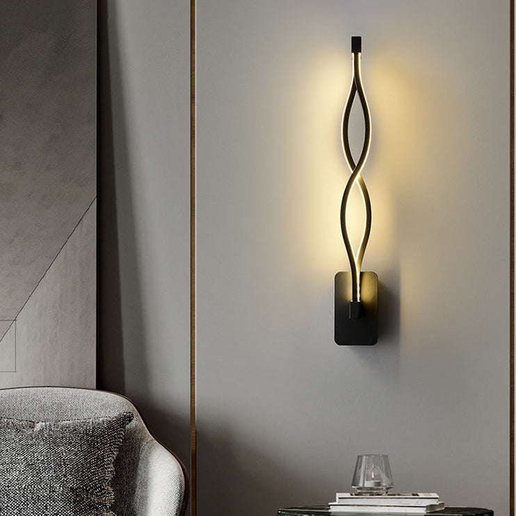 Diconcesos de apliques de pared de estilo moderno 1 Light Fonces para dormitorio de dormitorio