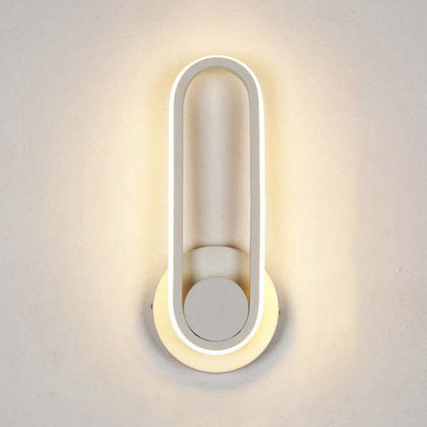 1 Licht geometrische Schatten Wandleuchte moderne Metall Wandmontageleuchte