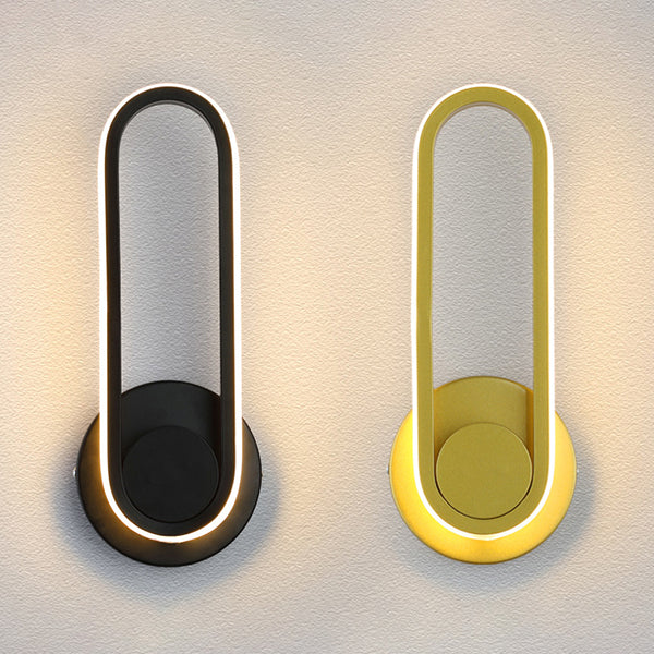 1 Licht geometrische Schatten Wandleuchte moderne Metall Wandmontageleuchte