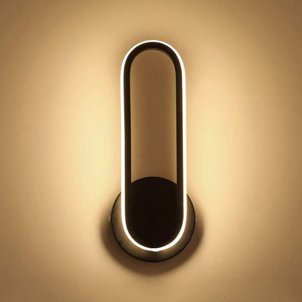 1 Licht geometrische Schatten Wandleuchte moderne Metall Wandmontageleuchte