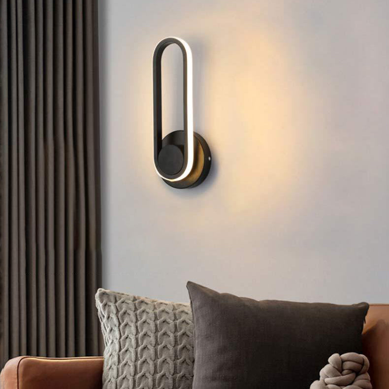 1 Licht geometrische Schatten Wandleuchte moderne Metall Wandmontageleuchte