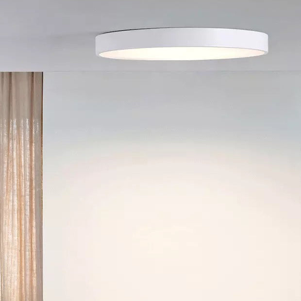 Lampada da soffitto a LED di forma rotonda stile moderno amaretto 1 luce da incasso con paralume in acrilico