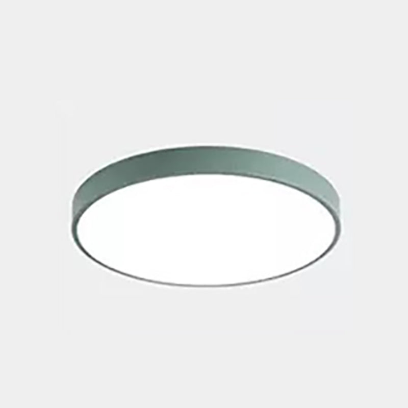 Lampada da soffitto a LED di forma rotonda stile moderno amaretto 1 luce da incasso con paralume in acrilico