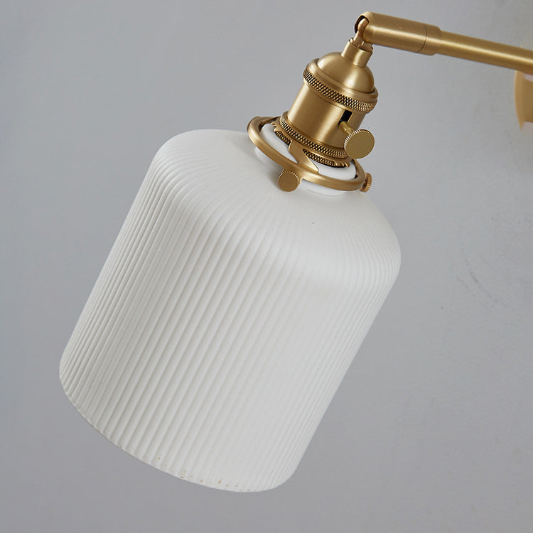 Cylinder Wall Lighting Fixtures copper Modern Style 1 Light Wall Mounted Light Fixture