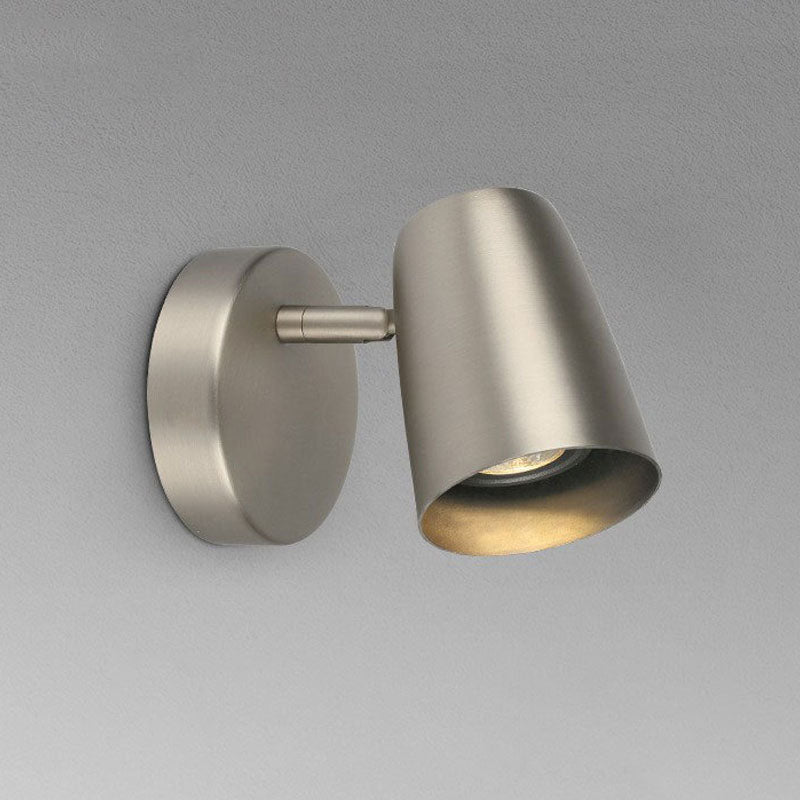 Accesorios de iluminación de pared de cilindro estilo industrial de metal 1 lámpara de luz de pared ligera