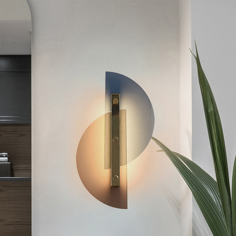 Geometric Wall Lighting Fixtures Glass Modern Style 1 Light Wall Mounted Light Fixture