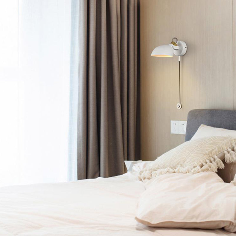 Modern Style Macaroon Wall Mounted Light Fixture Metal 1 Light Wall Lighting Fixtures