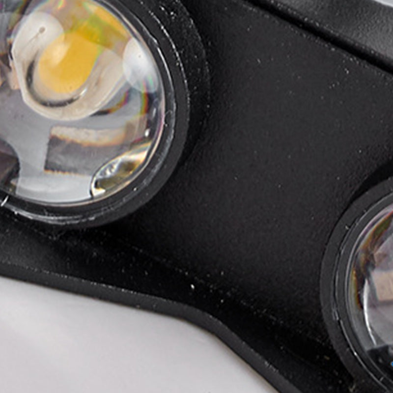 Iluminación de pared de sombra de diamantes lámpara de apliquet de metal de estilo moderno para exteriores