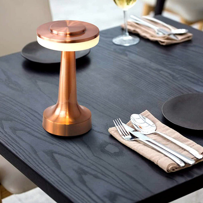 Modern Touching Switch LED Table Lamp Metal 1 Light Table Light for Restaurant Bar