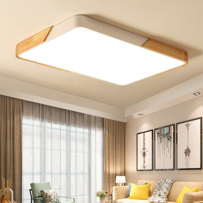 Modern Macaroon Geometry Shape Flush Mount Lamp Acrylic 1 Light Flush Mount Led Lights