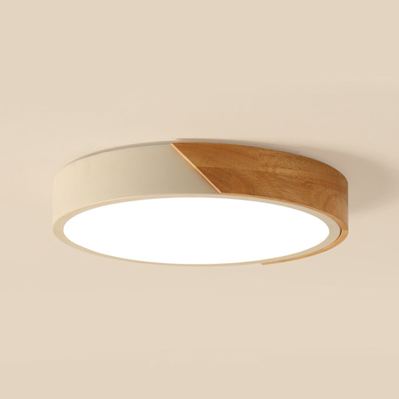 Modern Macaroon Geometry Shape Flush Mount Lamp Acrylic 1 Light Flush Mount Led Lights