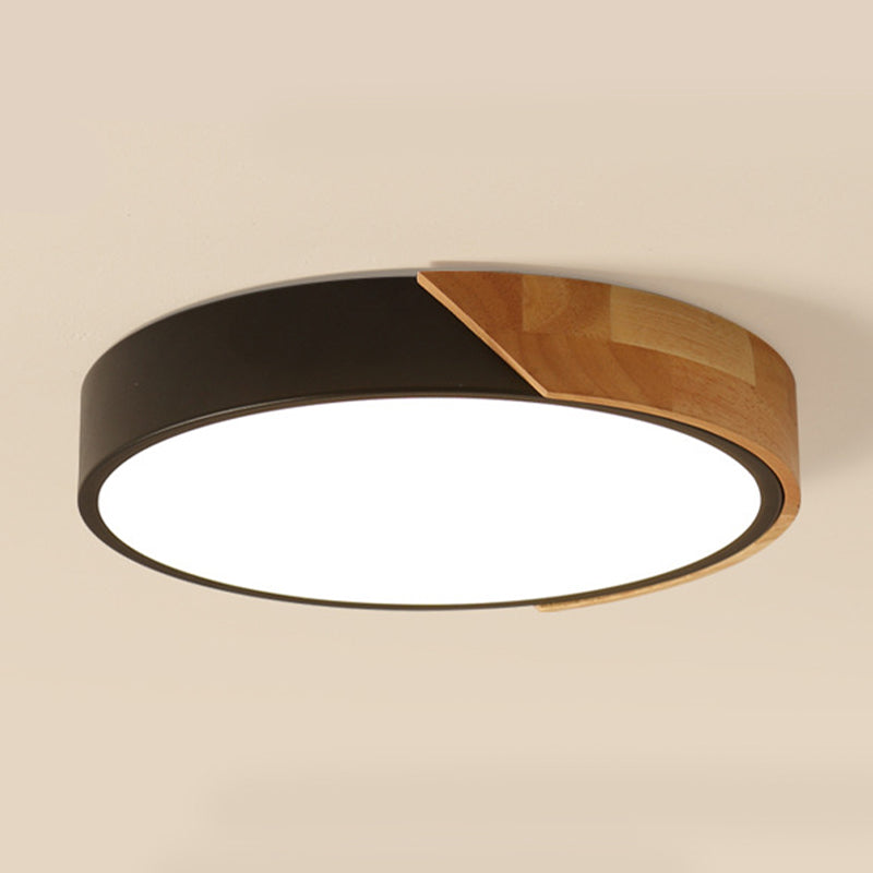 Modern Macaroon Geometry Shape Flush Mount Lamp Acrylic 1 Light Flush Mount Led Lights