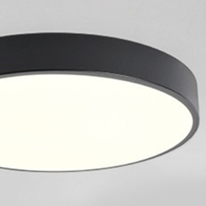 Lampada da soffitto rotonda moderna Macaroon Acrilico 1 Luce LED Flush Mount per camera da letto