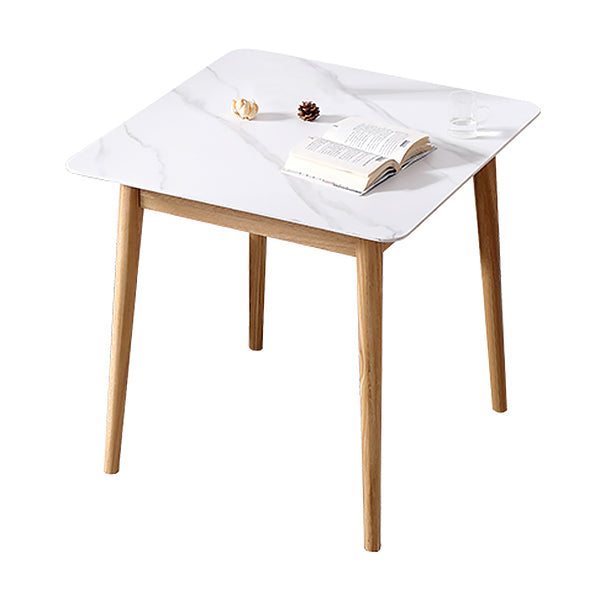 Colección de comedores de piedra Mesa de comedor de estilo industrial con 4 pies